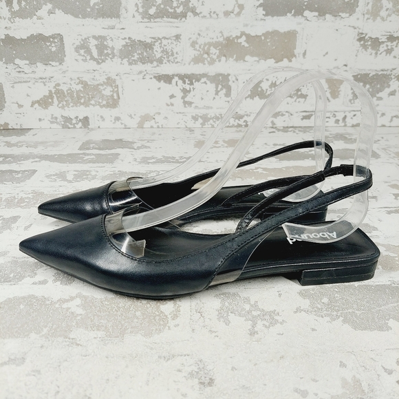 Abound Shoes New Abound Charlatan Clear Black Smoke Strap Dorsay Flat In Black Smoke E337